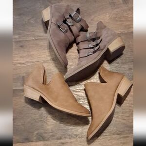 Stylish Tan and Brown Women's Ankle Boots